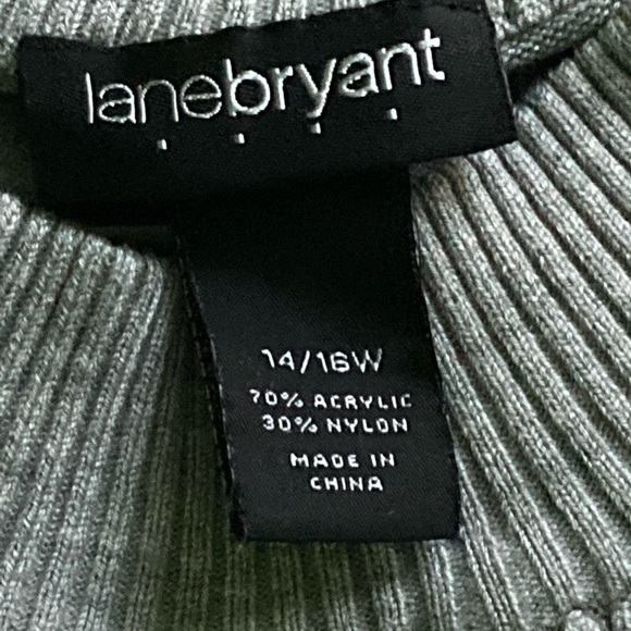 Like New Lane Bryant Gray Sweater - Picture 3 of 5